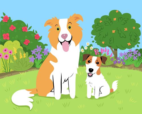 Custom Pet Print with Landscape