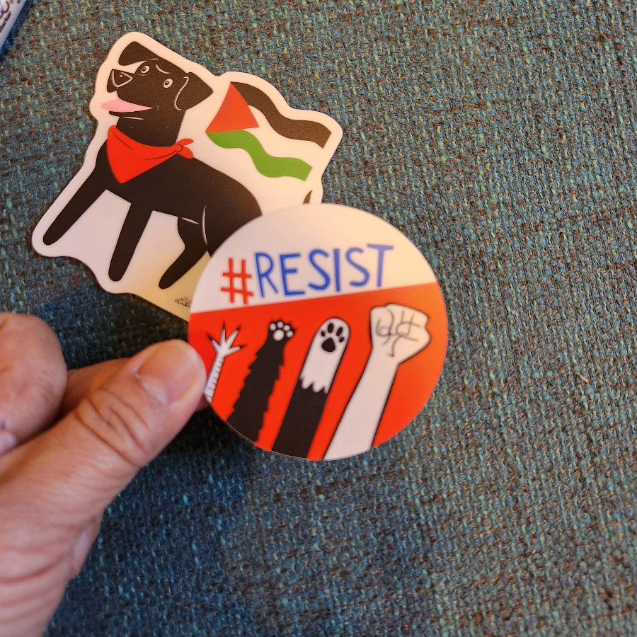 RESIST sticker