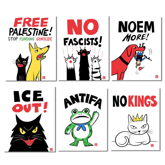 Protest signs