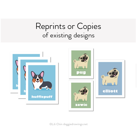 Reprints or Copies of Existing Designs