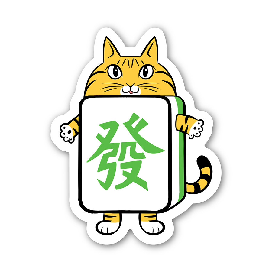Mahjong Cat stickers - COMING SOON