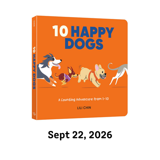 TEN HAPPY DOGS board book - signed copy