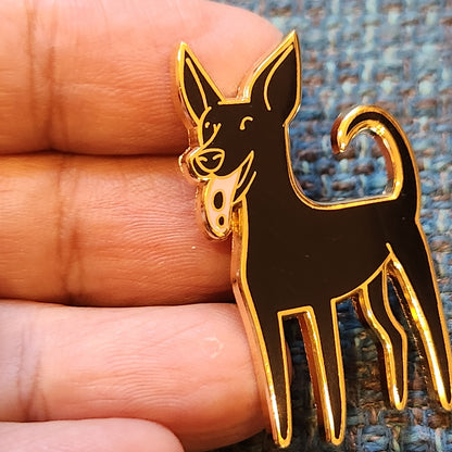 FORMOSAN MOUNTAIN DOG (black) Pin