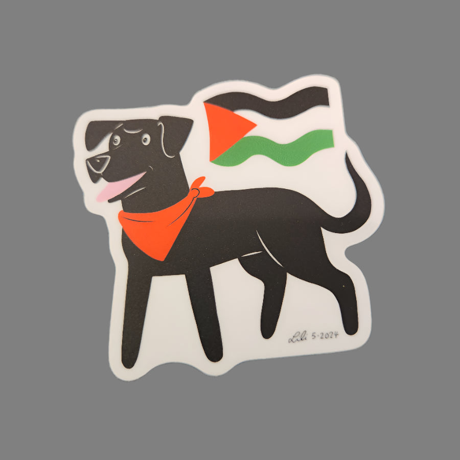 PROTEST DOG sticker