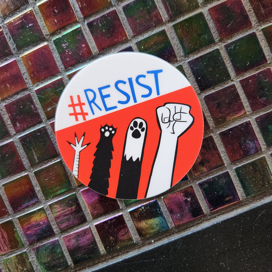 RESIST sticker - coming back 3/11!