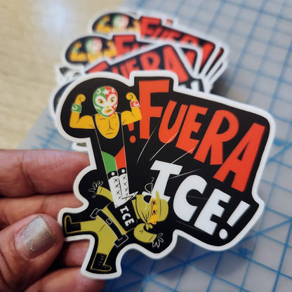 FUERA ICE sticker