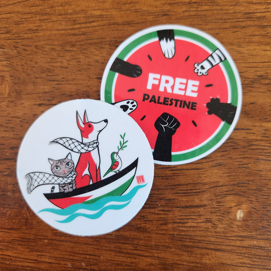 FREE PALESTINE stickers