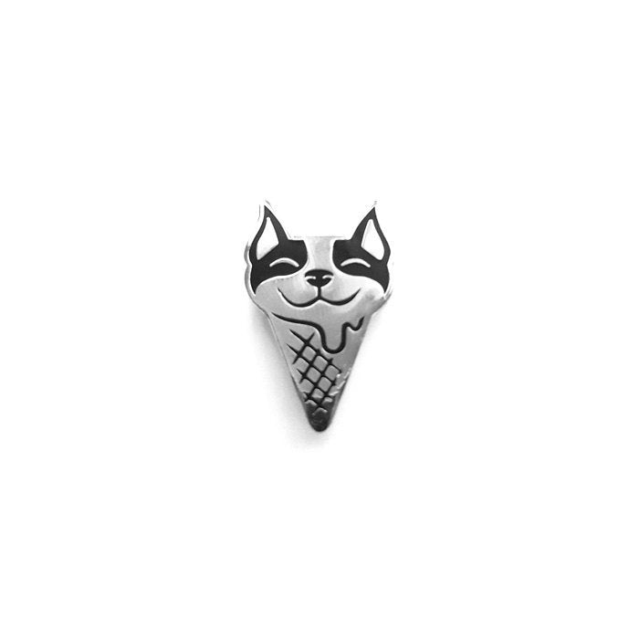 BOSTON TERRIER Ice Cream Pin