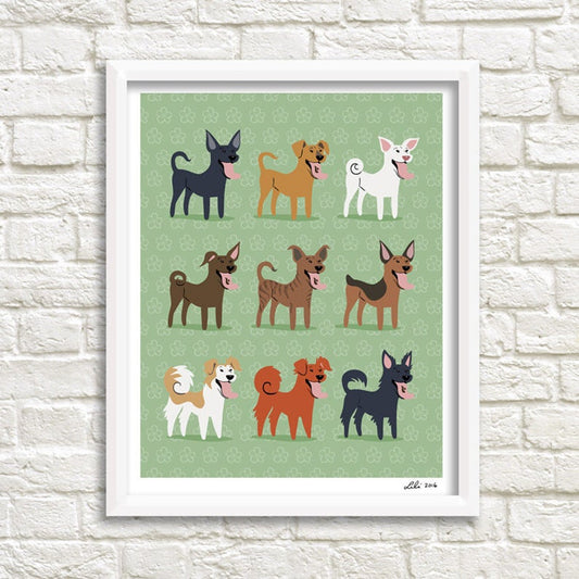 FORMOSAN MOUNTAIN DOGS print