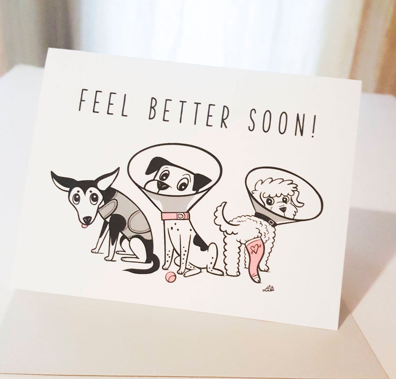 FEEL BETTER SOON card