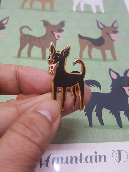 FORMOSAN MOUNTAIN DOG (black) Pin