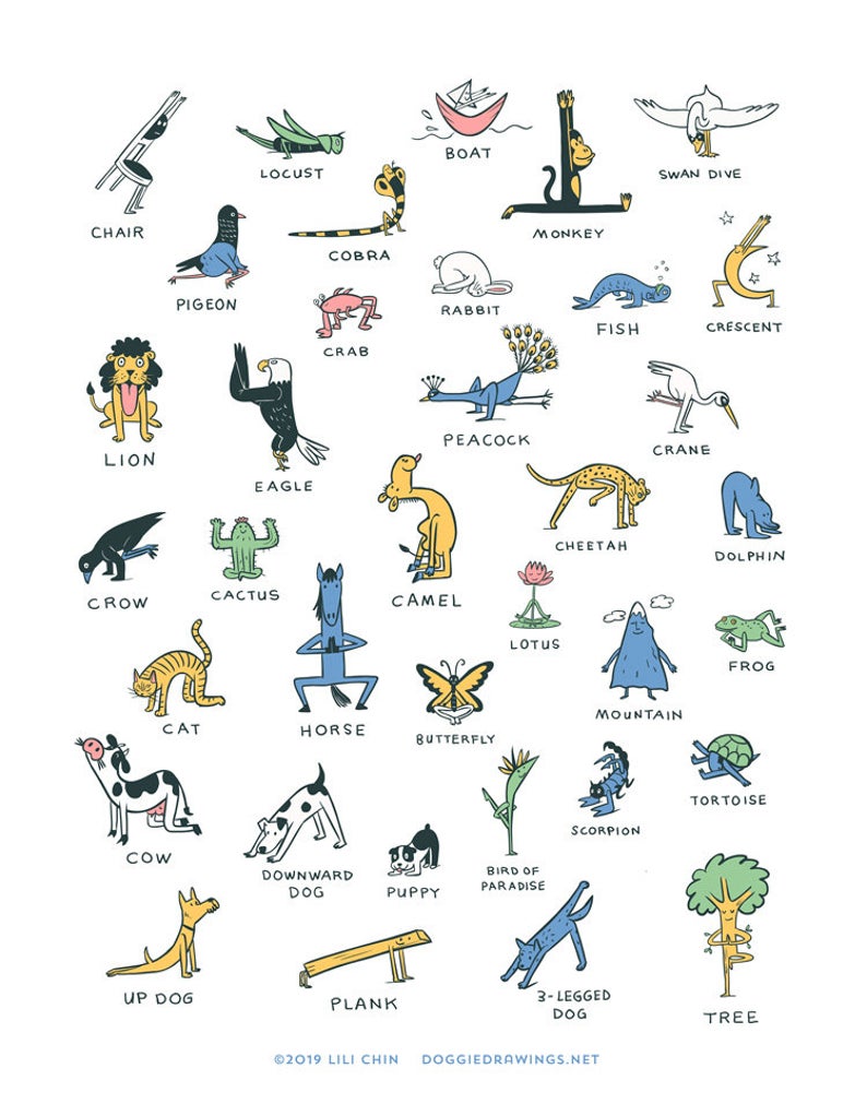 EVERYBODY YOGA! print