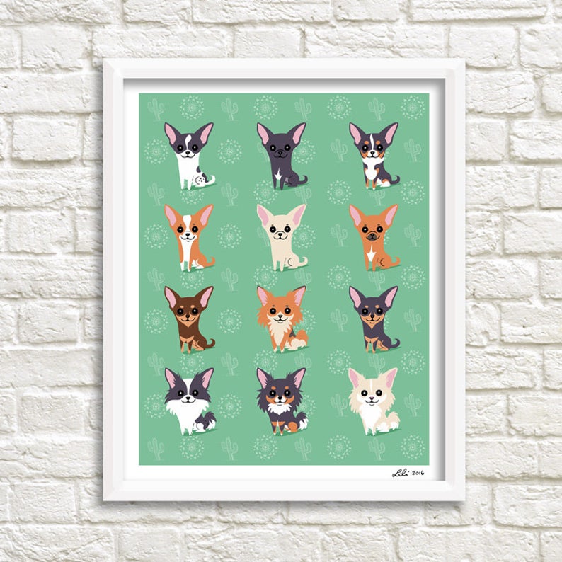 CHIHUAHUAS print