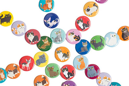 CAT BUTTONS - Choose 3