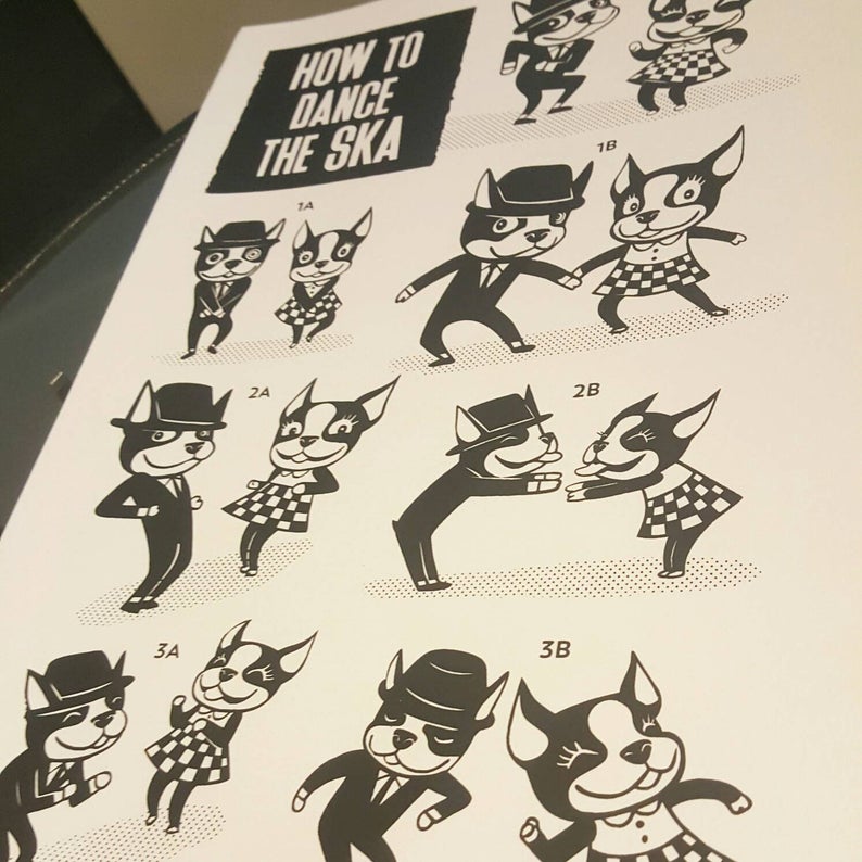 HOW TO DANCE THE SKA print