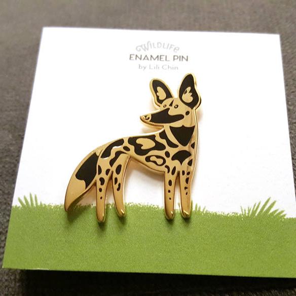 AFRICAN WILD DOG Pin