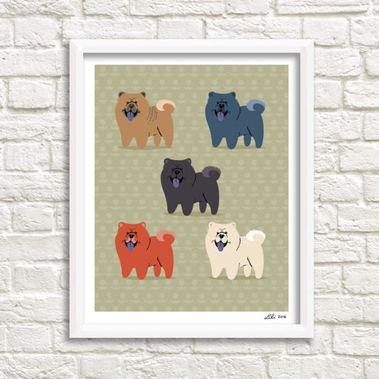 CHOW CHOW print