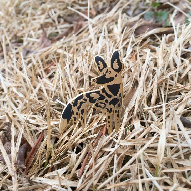 AFRICAN WILD DOG Pin