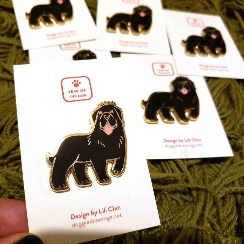 NEWFOUNDLAND DOG Pin