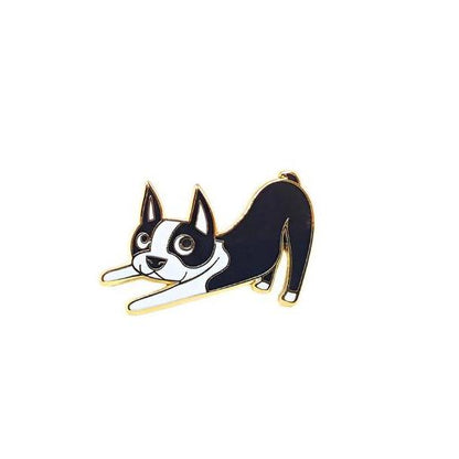 BOSTON TERRIER - Downward Dog - Pin