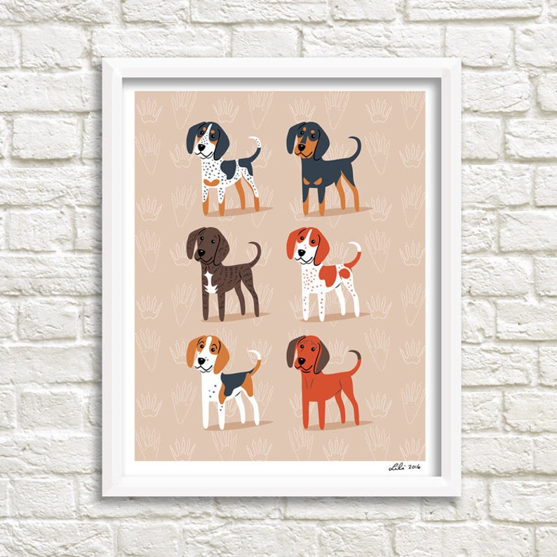 COONHOUNDS print