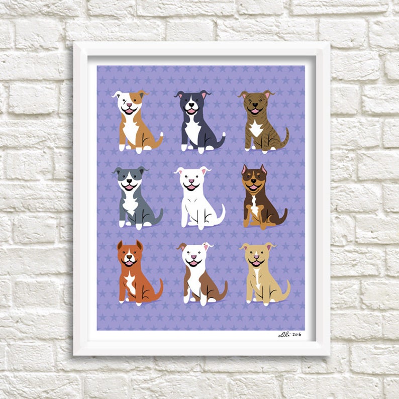 PIT BULLS print