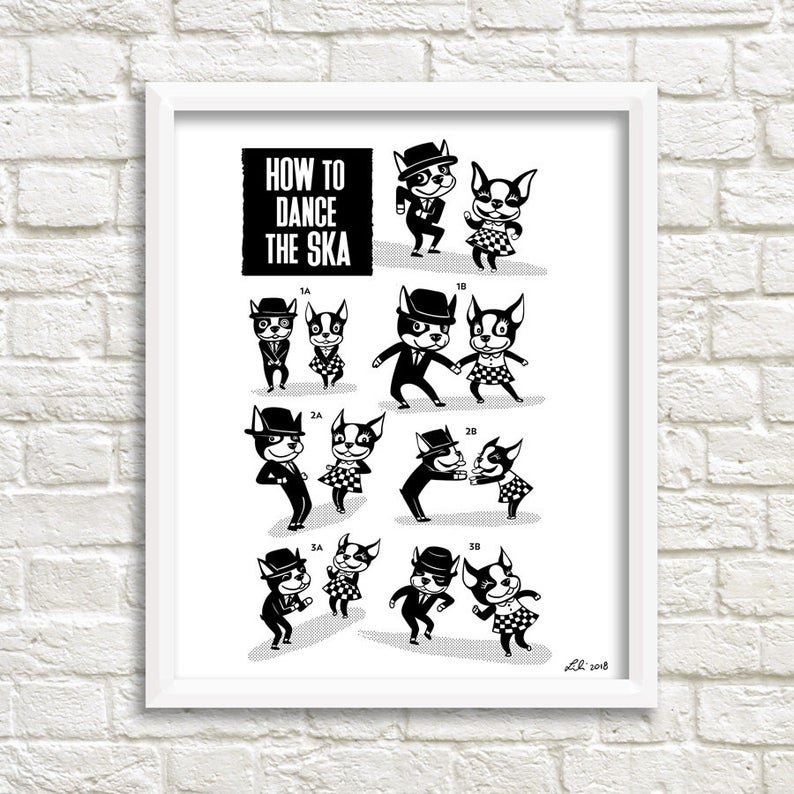 HOW TO DANCE THE SKA print