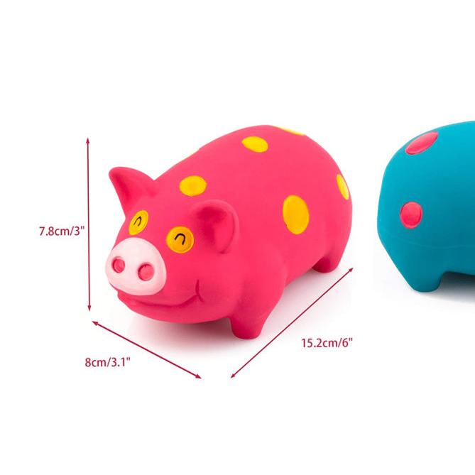 POLKA-DOT PIGS dog toy