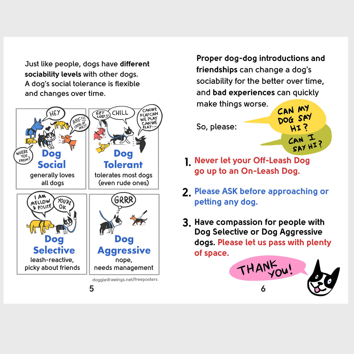 Hello Friendly Dogs - booklet