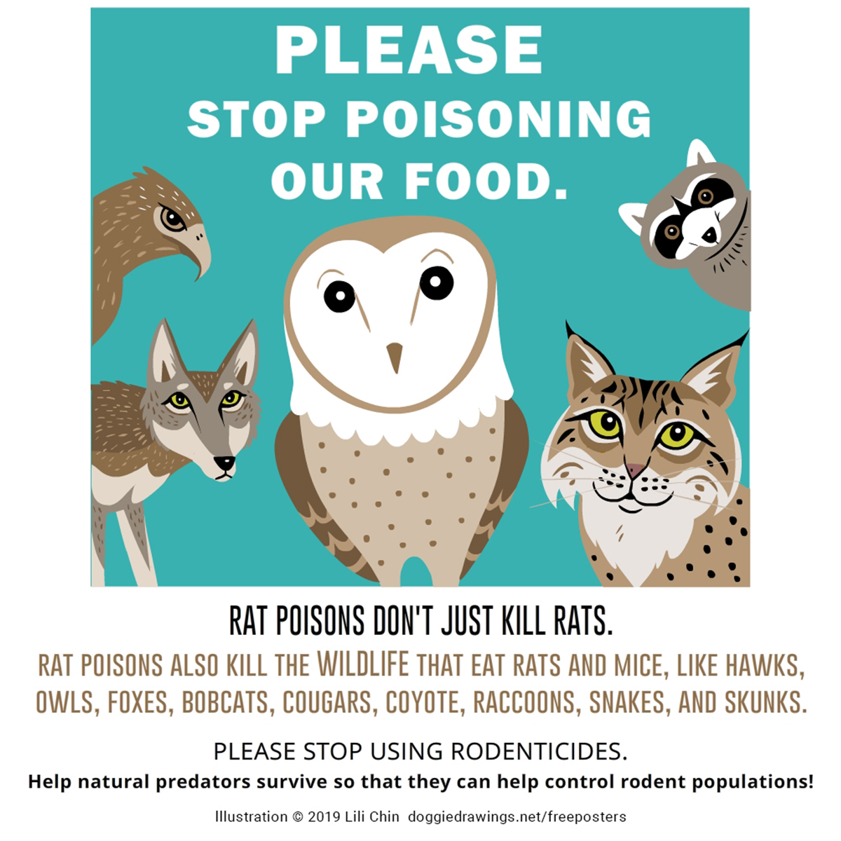 Please Stop Poisoning Our Food – Lili Chin Art Inc