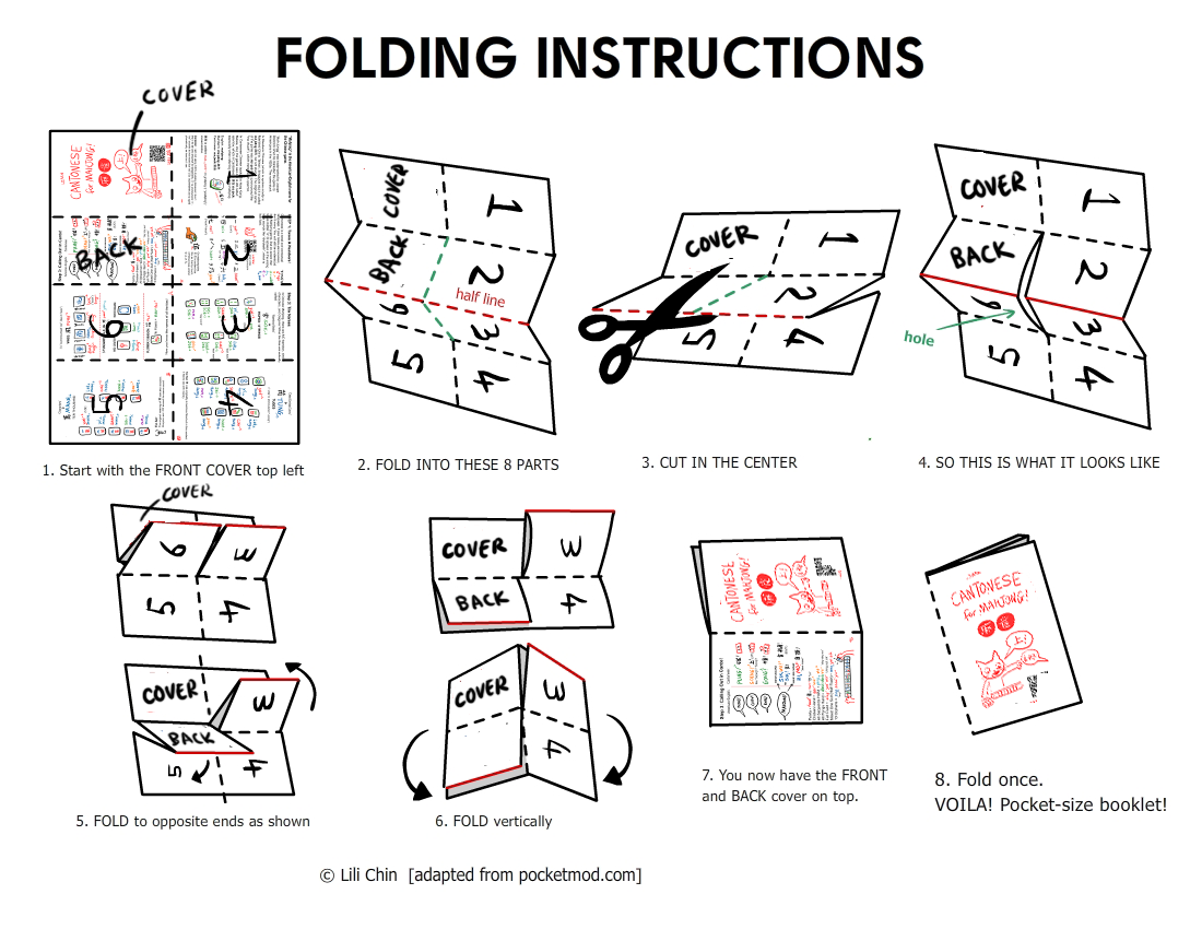 Cantonese For Mahjong (pocket guide)