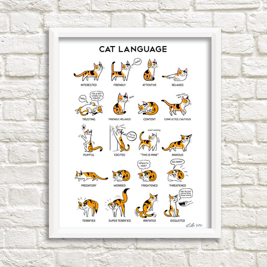 CAT LANGUAGE Print