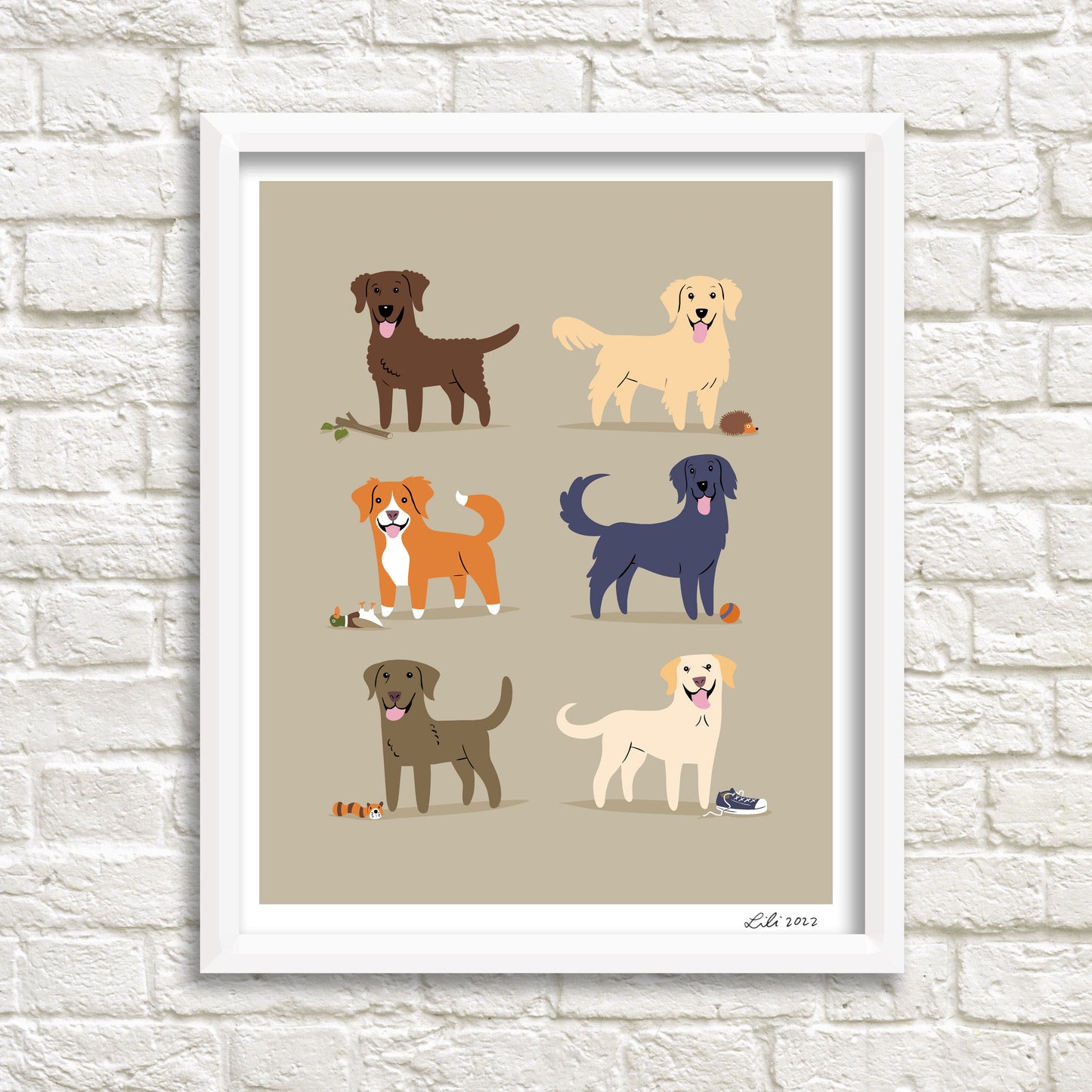 RETRIEVERS print