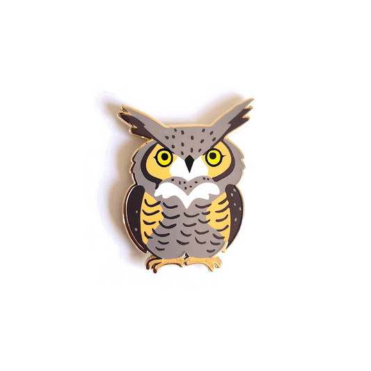 GREAT HORNED OWL Pin