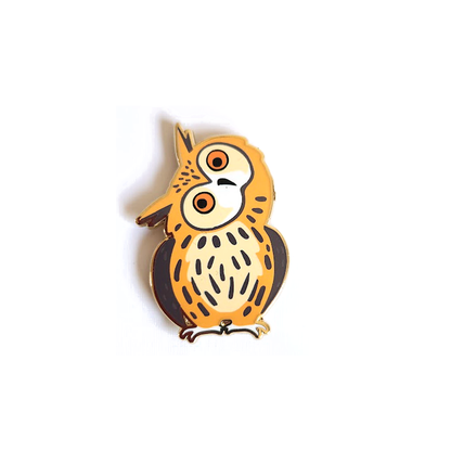 STRIPED OWL Pin