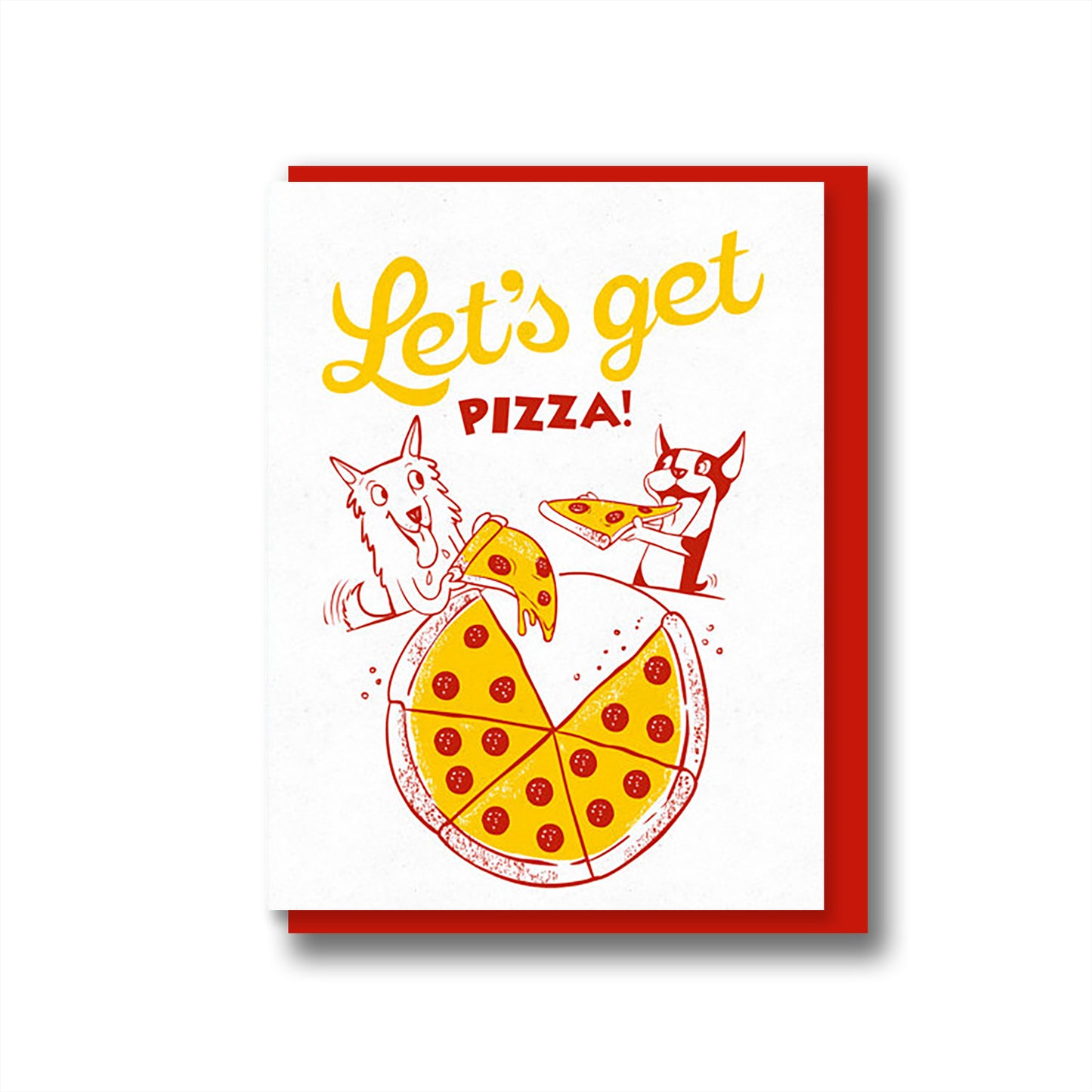 LET'S GET PIZZA card