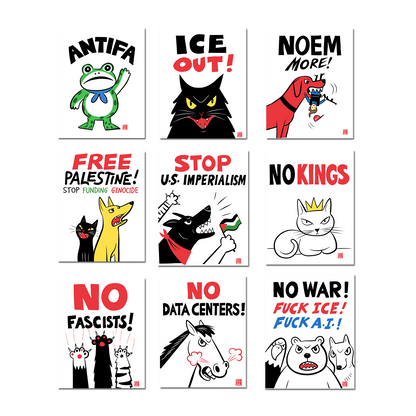 Protest signs