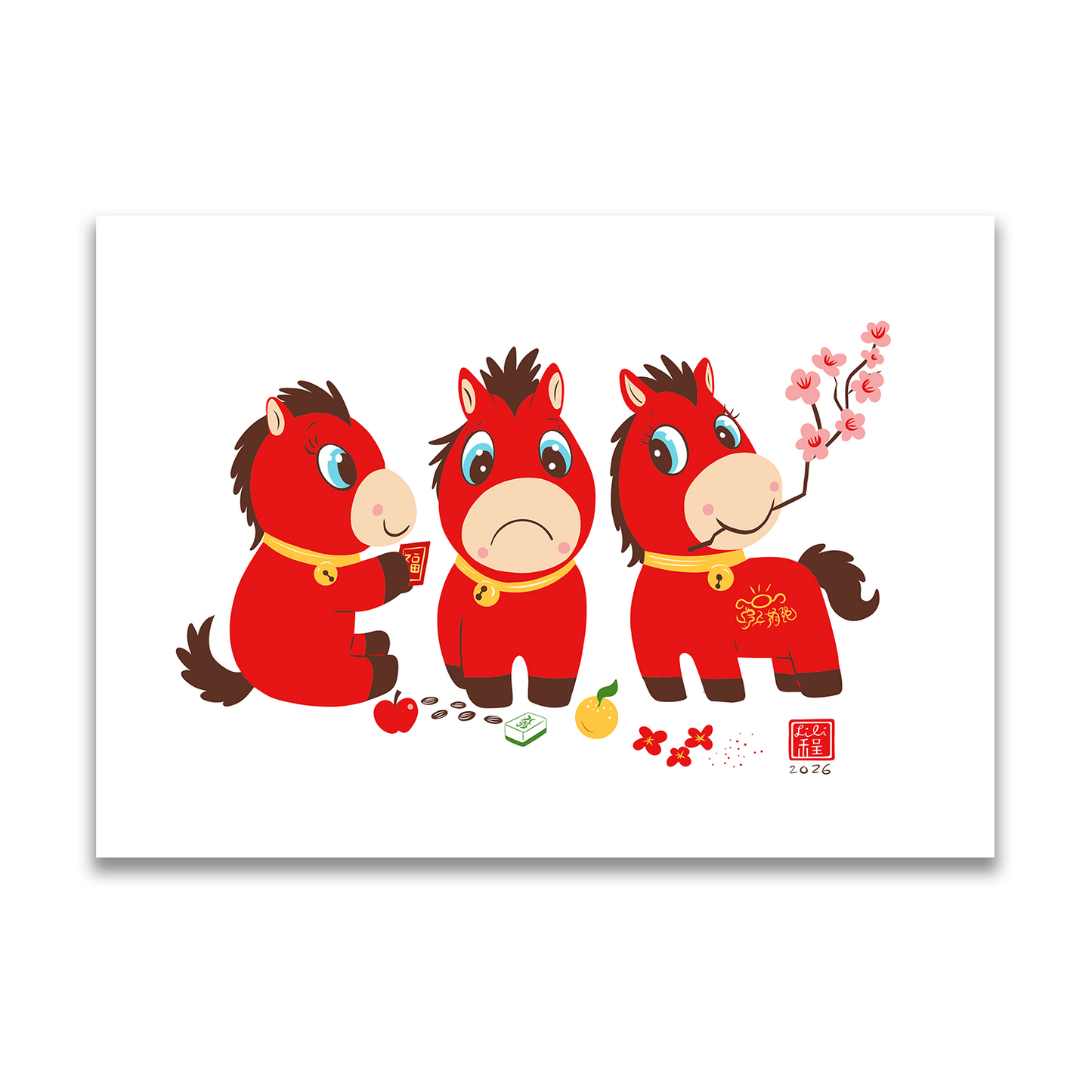 YEAR OF THE SAD HORSE print