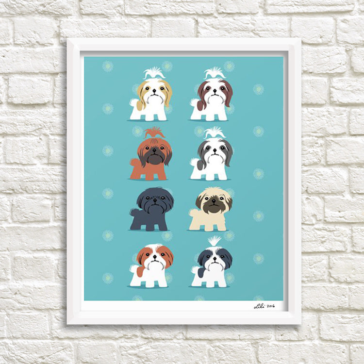 SHIH TZUS print