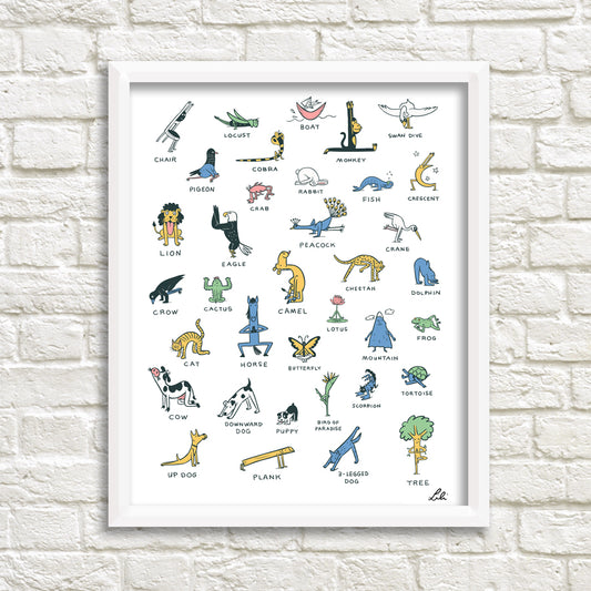 EVERYBODY YOGA! print