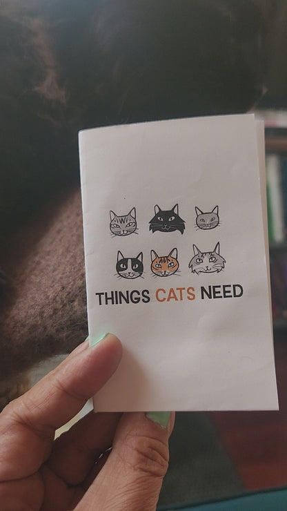 Things Cats Need - booklet