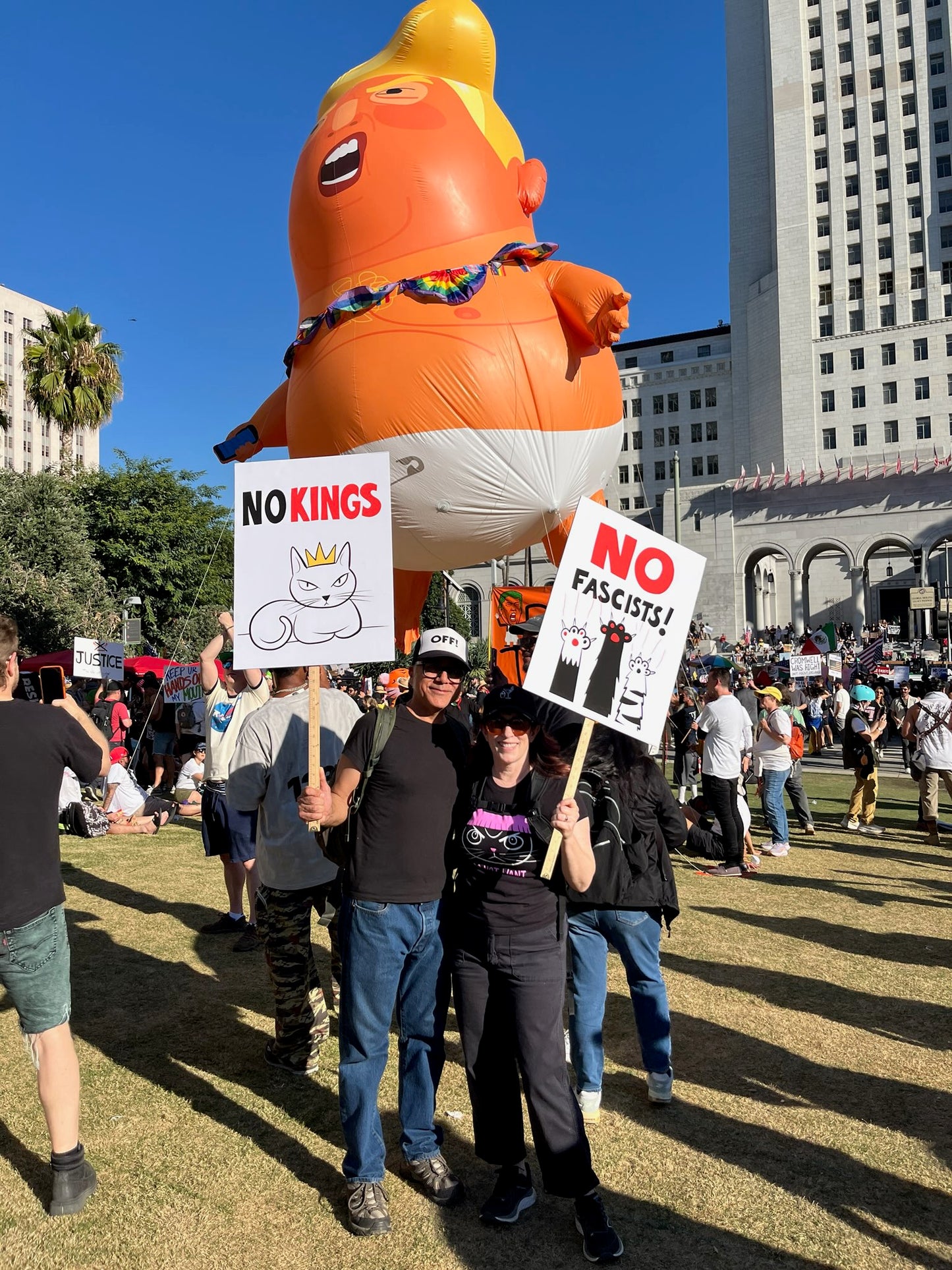 Protest signs